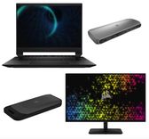 Corsair Bundle: Voyager a1600 Notebook (16", WQXGA, R7 6800HS, RX 6800M, 16GB/1TB) + Xeneon 32QHD240 Monitor (32", QHD, 240Hz) + 2TB externe SSD + TB Dock für 2.605,99€ (statt 4.093€)