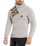 Cipo & Baxx Strickpullover mit markantem Kragen für 19,74€ inkl. Versand (statt 31€) - Größe S!