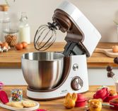 Krups KA51K1 Master Perfect Duo Küchenmaschine (1100 Watt, 8 Stufen, 4,6 Liter) für 74,94€ inkl. Versand (statt 129€)
