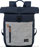 Travelite Laptoprucksack "Basics Rollup" in Marine/Grau und Anthrazit für 22,90€ inkl. Versand (statt 40€)