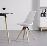 Bessagi Home Stuhl "Ricky 2" in Weiß für 31,94€ inkl. Versand (statt 50€)