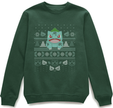 Zavvi: Bisasam Weihnachtspullover in Grün für 20,99€ inkl. Versand (statt 30€)