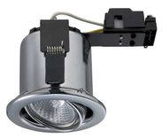 6x Sylvania Sylfire BS TLT CH Einbauleuchte (GU10 Fassung, Edelstahl-Gehäuse, IP 20, Ø 92 mm) für 15,89€ (statt 84€)