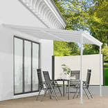 Juskys Terrassendach Borneo 3x3m mit Doppelstegplatten in zwei Farben für je 674,99€ inkl. Versand (statt 900€)