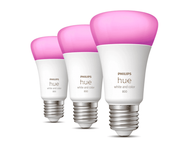 Philips Hue LED Leuchtmittel 3er-Set White & Color Ambiance RGBW für 70€ inkl. Versand (statt 108€)