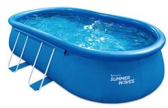 Summer Waves Quick Set Pool (549x305x107, inkl. Unterlegflies, Abdeckung, Einstiegsleiter und Filtersystem) für 499,99€