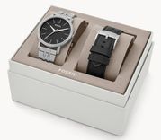 Fossil Geschenkset Luther 3-Zeiger-Werk mit Wechselband für 49,50€ inkl. Versand (statt 99€)