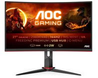 AOC CQ27G2U/BK - 27 Zoll Gaming Monitor (QHD, 144 Hz, 1ms) für 235,51€ inkl. Versand (statt 258€)