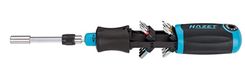 Hazet Bit Ratschen-Schraubendreher 810R-3 (integriertes Bithalter-Magazin mit 12 Bits) für 37,97€ inkl. Versand (statt 44€)