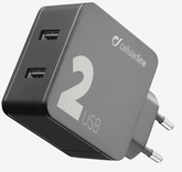 Cellular_Line Multipower 2 Dual USB Ladegerät mit 24 Watt für 7,99€ inkl. Versand (statt 11€)