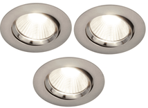 3er-Pack Nordlux Dorado LED Einbauleuchte mit 5,5 Watt für 16,99€ inkl. Versand (statt 22€)