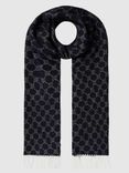 Joop! Collection Schal mit Logo-Muster Modell 'Fabio' in zwei Farben für je 25,49€ inkl. Versand (statt 32€) 