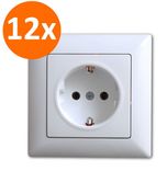 12er Pack Gunsan Visage Steckdose Unterputz Weiss komplett mit Rahmen für 19,39€ inkl. Versand (statt 22€)