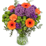 BlumeIdeal: Blumenstrauß Joyce mit orangenen, violetten und grünen Blüten für 28,98€ inkl. Versand 