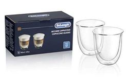 2er Set De'Longhi DLSC311 - Doppelwandiges Thermoglas Cappuccino ab 6,99€ (statt 17€)
