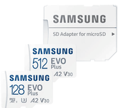 Bundle: Samsung Evo Plus microSDXC Speicherkarten (2021) 128 GB / 512 GB für 49,90€ inkl. Versand (statt 62€) - Newsletter!