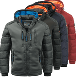 Geographical Norway - warme Designer Herren Winter Stepp Jacke (vers. Farben) zu je 89,90€ (statt 100€)