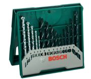  Bosch Mini X-Line Mixed Set, 15-teilig, Bohrer-Satz (Stein-, Holz- und Metallbohrer) für 4,99€ inkl. Versand (statt 13€)