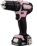 Makita Akku Schlagbohrschrauber HP333DSAP in Pink (12 V 1x 2 Ah Akku) im Koffer für 45,59€ inkl. Versand (statt 91€)