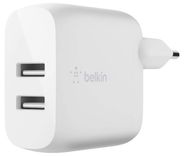 Belkin Boost Charge USB-A-Netzladegerät mit zwei Anschlüssen, 24W für 11,99€ inkl. Versand (statt 19€)