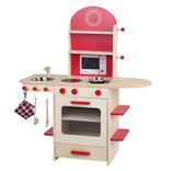  roba Spielküche, Holzküche natur, rot für 40,28€ inkl. Versand (statt 73€)