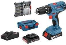 Bosch Professional Akku-Schlagbohrschrauber "GSB 18V-21" (18 V, 2.0 Ah, inkl. 2x Akku, Bitset & Koffer) für 156,45€ inkl. Versand (statt 196€) 