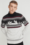 C&A Rollkragenpullover im Winter Design für 14,99€ bei Abholung (statt 30€)