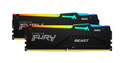  Kingston FURY DIMM 32 GB DDR5-5600 Kit, Arbeitsspeicher (schwarz, KF556C36BBEAK2-32, Fury Beast RGB, XMP, EXPO, für AMD) für 167,89€ inkl. Versand (statt 197€)