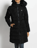 Calvin Klein Halo Faux Fur Mw Fitted Long Puffer Steppmantel für 169,95€ inkl. Versand (statt 200€)