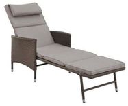 Konifera Mailand Gartenliege (Polyrattan, 4-fach verstellbar, inkl. Auflage) für 62,94€ inkl. Versand (statt 100€)