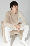 Collection Pullover in Beige (Slim Fit) für 8,80€ inkl. Versand (statt 15€)