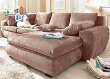 Home affaire Ecksofa Cara Mia in Luxus-Microfaser Vintageoptik für 834,94€ inkl. Versand (statt 1.035€)