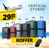 Vertical Studio Koffer mit Gurt schon ab 29,99€ - z.B  "Malmö" Handgepäck Koffer für 29,99€ zzgl. Versand