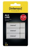  Intenso Alu Line USB Stick 16GB 3-Pack für 9,99€ inkl. Versand (statt 17€)