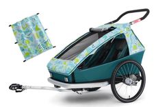 Croozer Kinderfahrradanhänger Kid Vaaya 2 Colourful Journey inklusive Sonnenschutz für 634,71€ inkl. Versand (statt 864€)