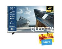 Toshiba 55QL5D63DAY 55 Zoll QLED Fernseher + 50€ Filial-Gutschein für 412,94€ inkl. Versand (statt 440€)