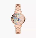 Fossil Damenuhr ''Jacqueline'' (3-Zeiger-Werk, Datum, Edelstahl, roségoldfarben, ES5185) für 38,85€ inkl. Versand (statt 75€)