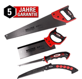 Walter Sägen - 4 tlg. Set (Handsäge, Rückensäge, Stichsäge, Universalsäge) für 22,90€ inkl. Versand (statt 29€)