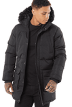 Brave Soul Herren Jethrow Tech Parka in Schwarz für 45,98€ inkl. Versand (statt 65€)