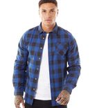Brave Soul Herren Jack Checked Hemd in Blau für 13,98€ inkl. Versand (statt 24€) - Gr. M!