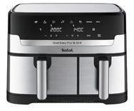 Tefal EY905D Dual Easy Fry & Grill Heißluftfritteuse (2700 Watt, Edelstahl/Schwarz) für 139,50€ (statt 169€)