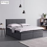 Bessagi Home Boxspringbett ''Lori'' (180x200 cm, d.grau, mit Topper) für 1.020,55€ inkl. Versand (statt 1.179€)