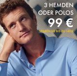 Charles Tyrwhitt: 3 Hemden oder Polos für 106,95€ inkl. Versand (statt 149€)