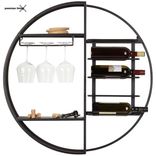 Premium Living Flaschenregal Billy aus Eisen in Schwarz für 129€ inkl. Versand (statt 291€) 