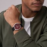Fossil Uhr Neutra Chronograph LiteHide™-Leder in schwarz für 58,80€ inkl. Versand (statt 84€) 