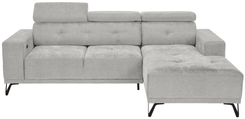 Hom`in Ecksofa Chenille in Hellgrau (264x178cm) für 248,95€ inkl. Versand (statt 500€)