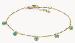 Fossil Fußkettchen Beads Emaille Grün für 21,70€ inkl. Versand (statt 45€)