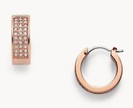 Fossil Damen Ohrringe Pavé Hoops für 20,99€ inkl. Versand (statt 29€)