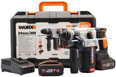 Worx WX380 Akku-Bohrhammer inkl. Koffer & Akkus für 208,90€ inkl. Versand (statt 341€)