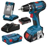 Bosch Akku-Bohrschrauber GSR 18-2-LI inkl. 2 Akkus 2,0 Ah, GLI VAriLED + L-Boxx für 128€ inkl. Versand (statt 169€)